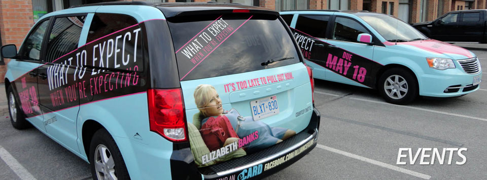 event vans wraps in Toronto