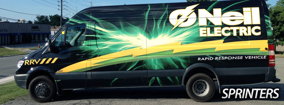 Sprinter vans full wrap Toronto