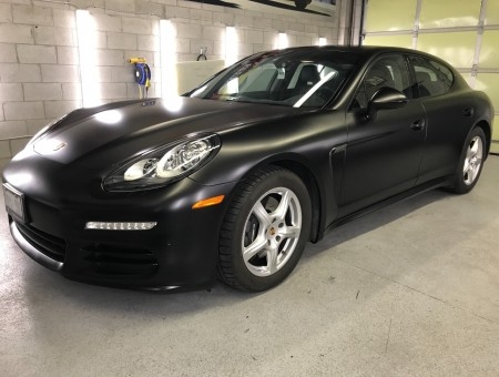 Porsche Panamera Satin Black