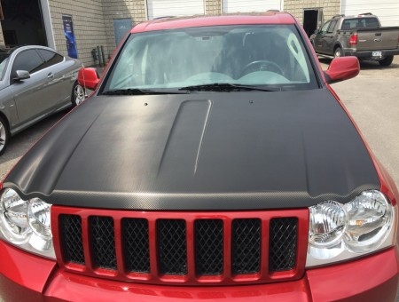 Jeep Carbon fiber hood