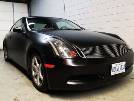 Infiniti Satin Black wrap