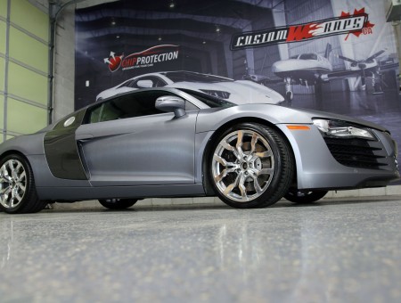 Audi R8 Brushed Steel
