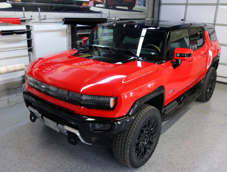 Hummer EV Gloss Carmine Red
