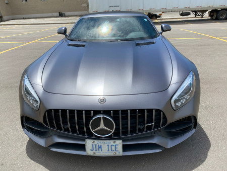 Mercedes AMG GT Satin Dark Grey